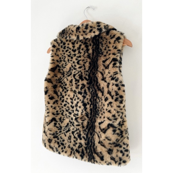 🐆 JACK by BB Dakota Fayola Leopard Faux Fur Vest 🌼 - Picture 13 of 16
